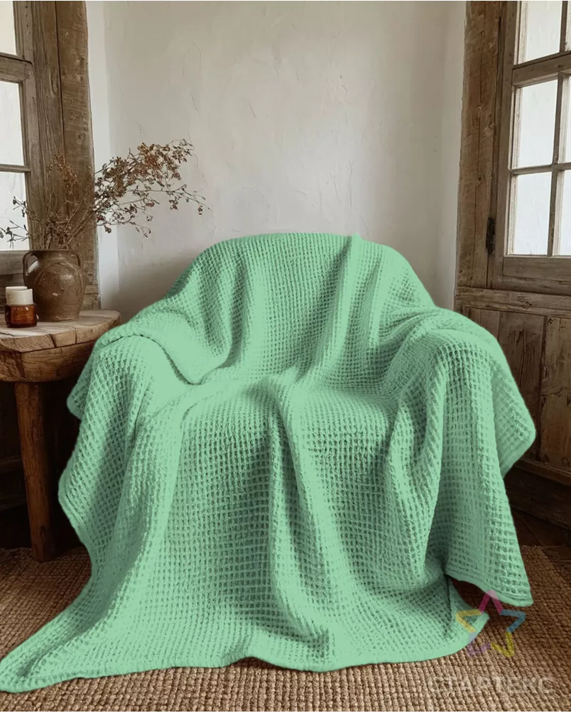 Полотно вафельное 150 см арт. ПВГ-1-18-0977.018 - рис. 4