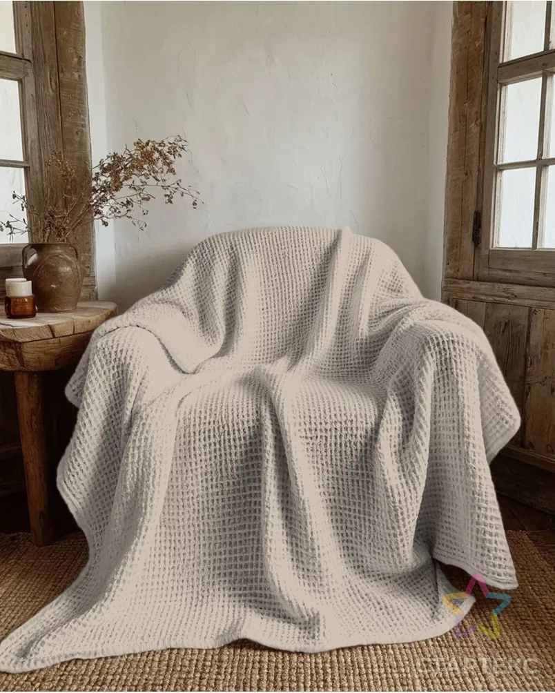 Полотно вафельное 150 см арт. ПВГ-1-6-0977.006 - рис. 4