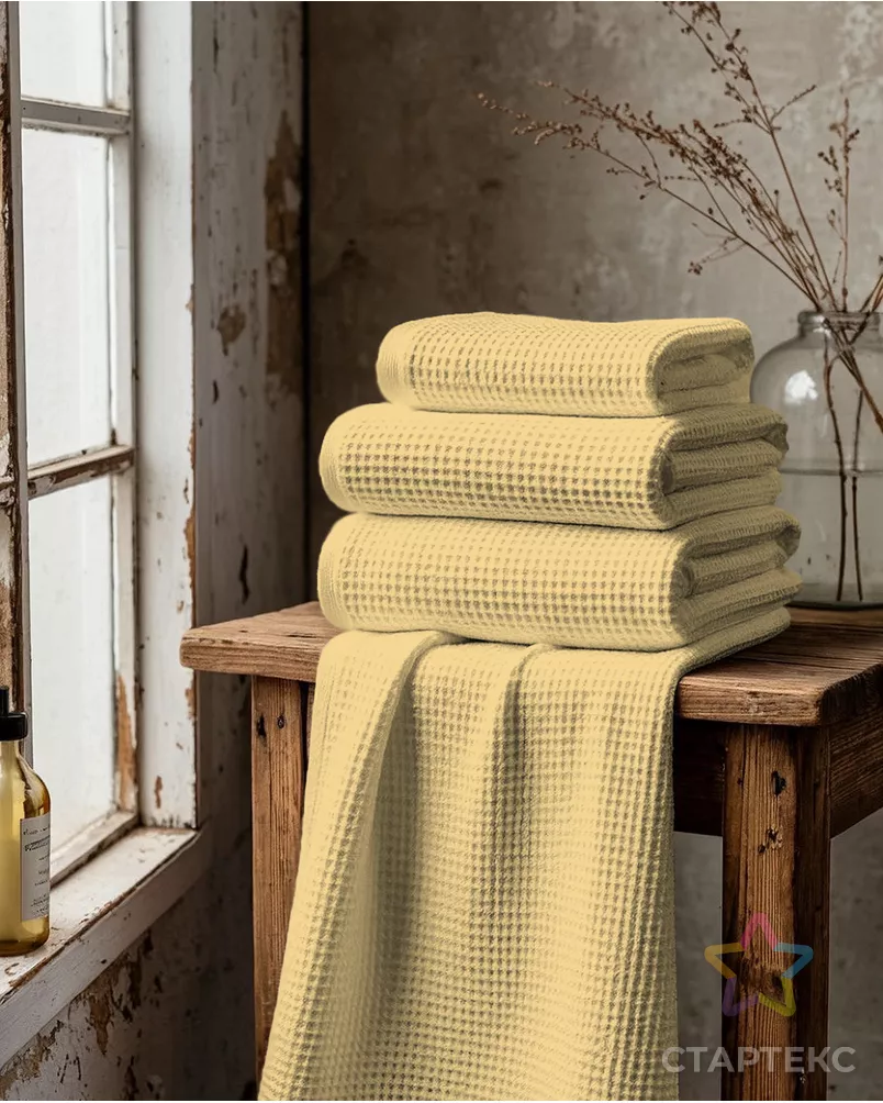 Полотно вафельное 150 см арт. ПВГ-1-28-0977.029 - рис. 5