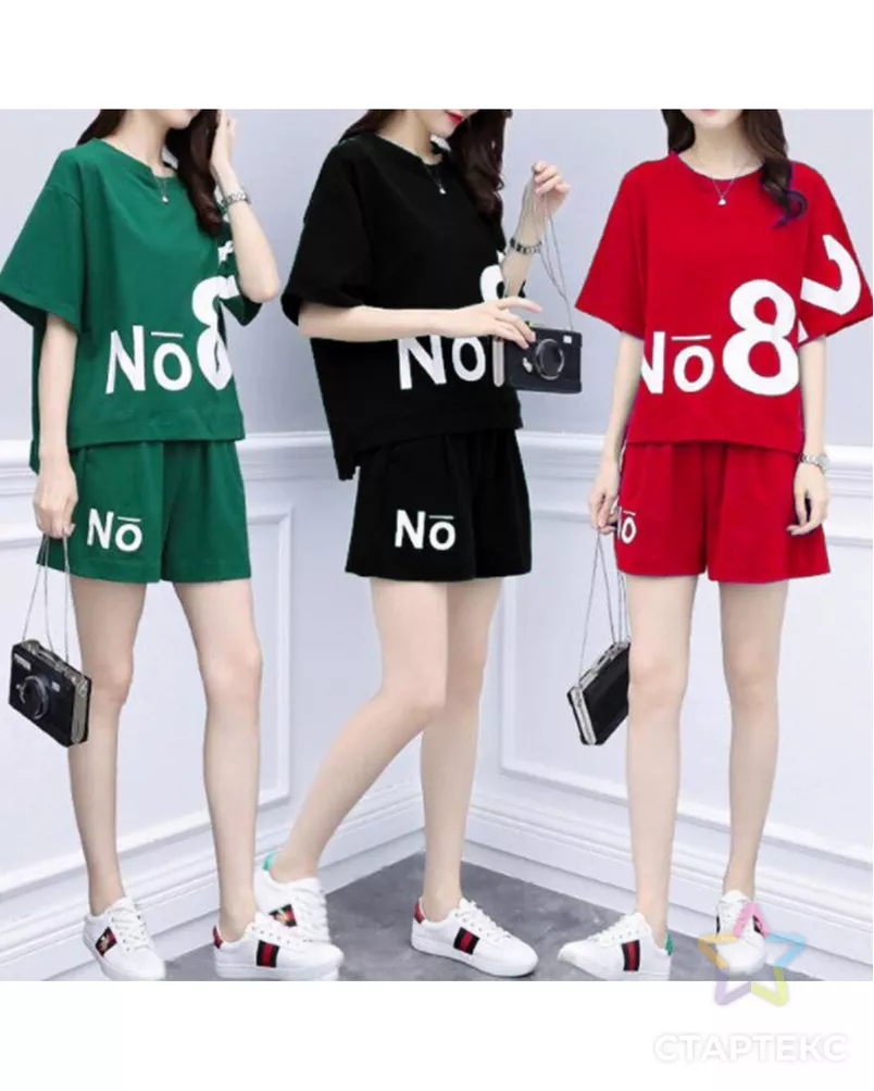 Выкройка: комплект (футболка и шорты) арт. ВКК-2379-19-ВП0154 - рис. 1