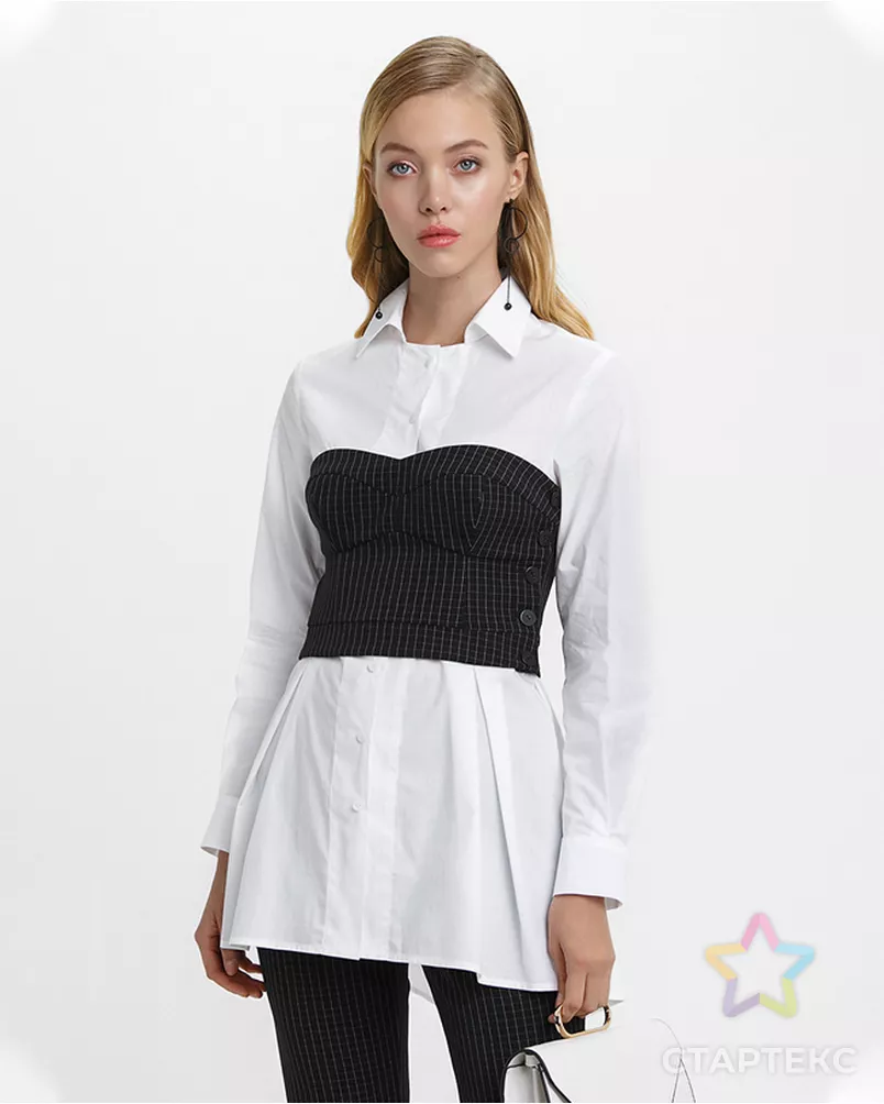Выкройка: блузка + корсет № 453 арт. ВКК-2554-9-ВП0306 - рис. 1