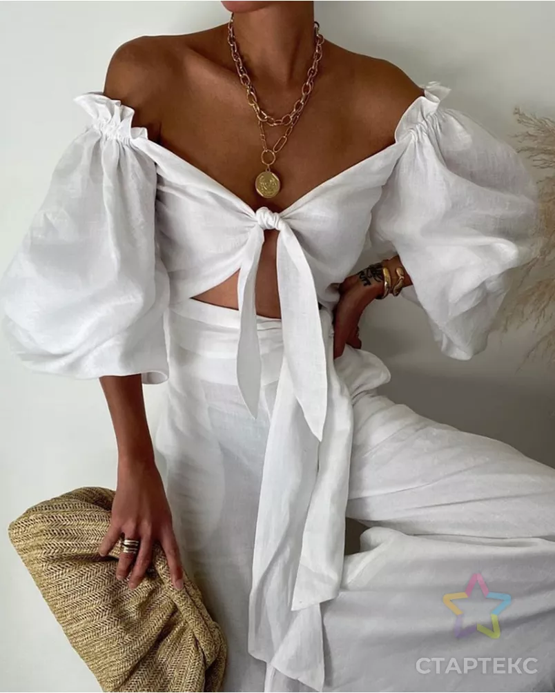 Выкройка: блуза-узел арт. ВКК-2735-7-ВП0494 - рис. 1