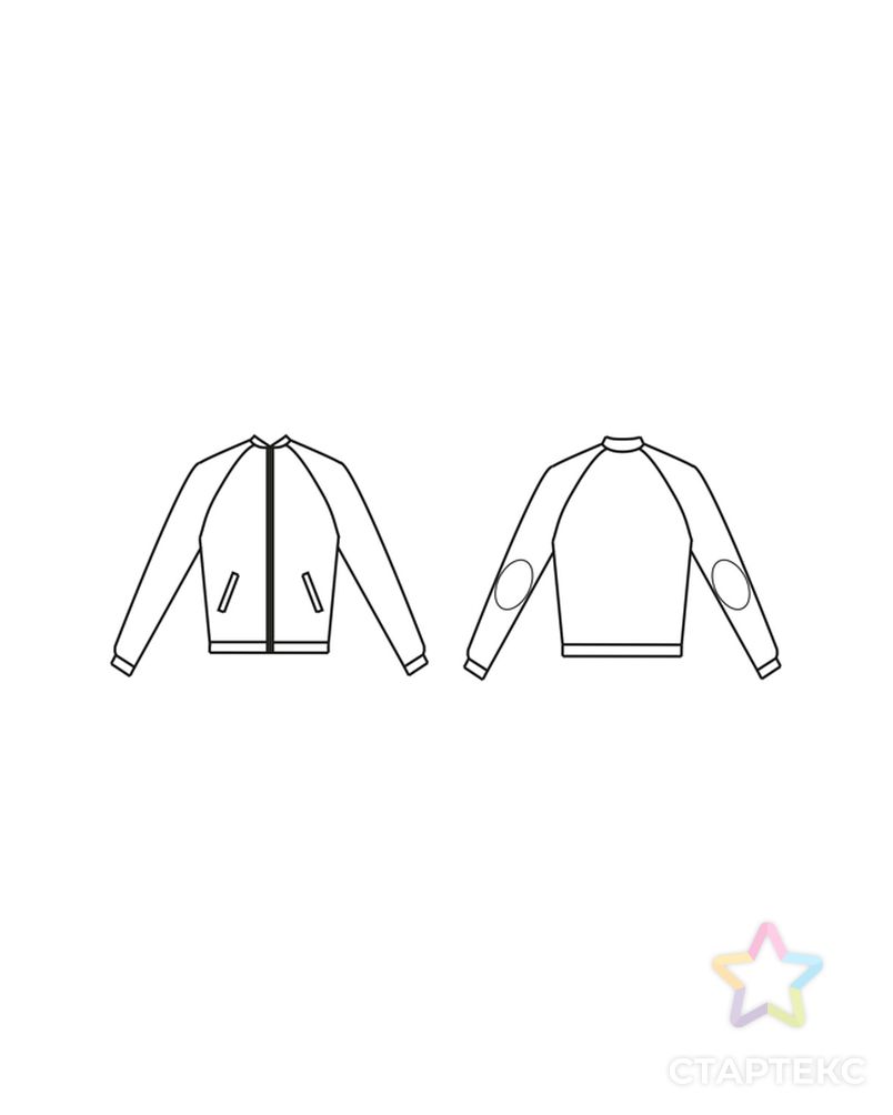 Выкройка: куртка Т-1901 арт. ВКК-2313-7-ВП0103 3