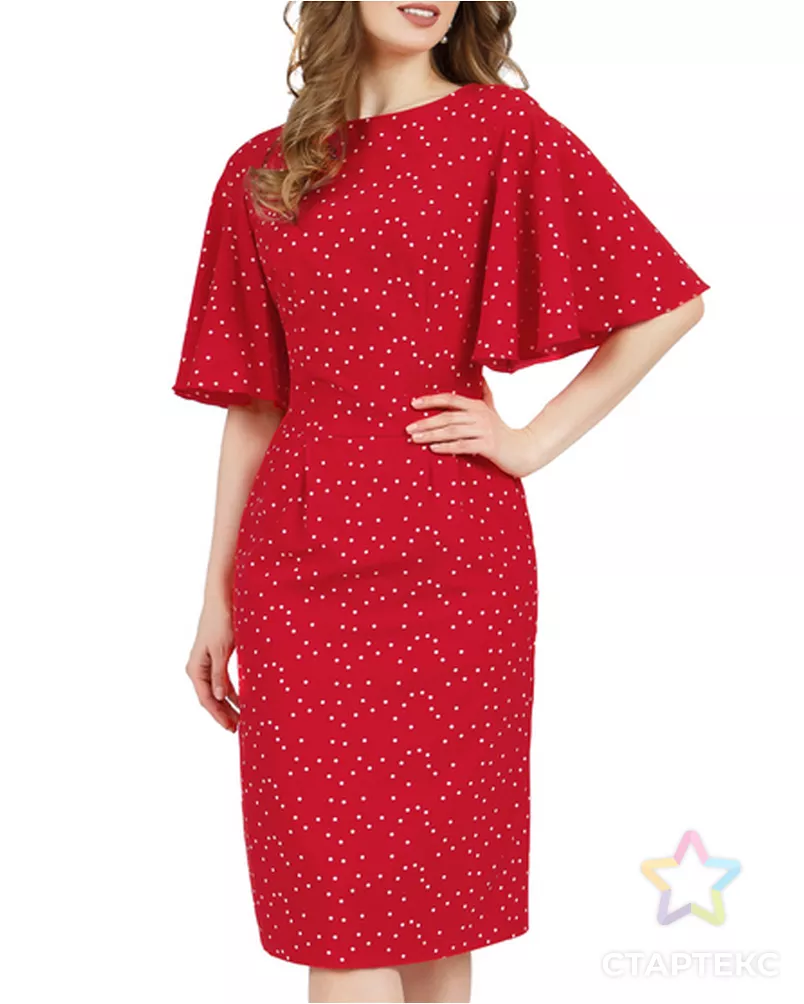 Платье прямого силуэта арт. ВКК-2600-3-ВП0360 - рис. 1