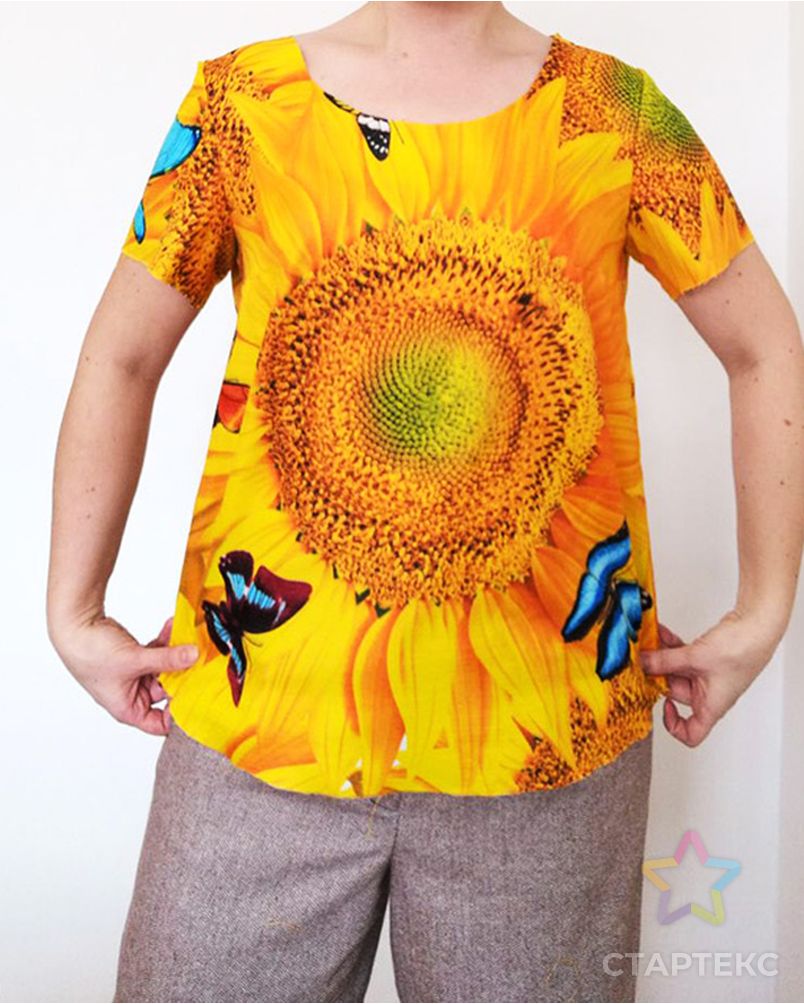 Выкройка: женская блуза № 5 арт. ВКК-2722-21-ВП0482 2