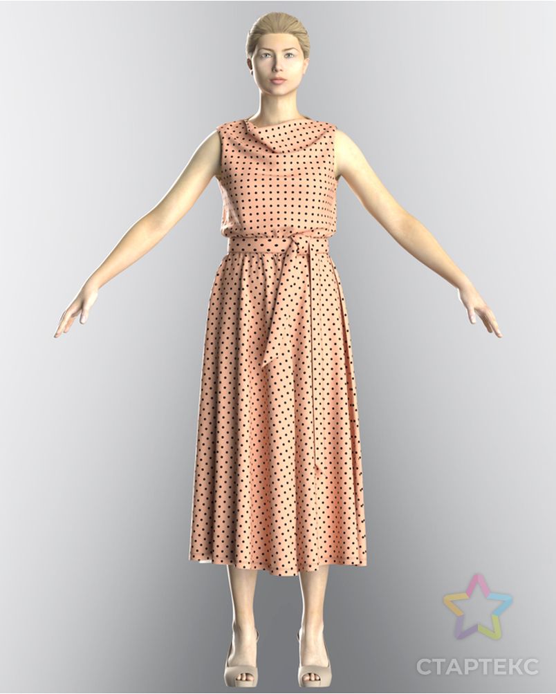 Выкройка: платье «Ава» арт. ВКК-2721-20-ВП0481 2