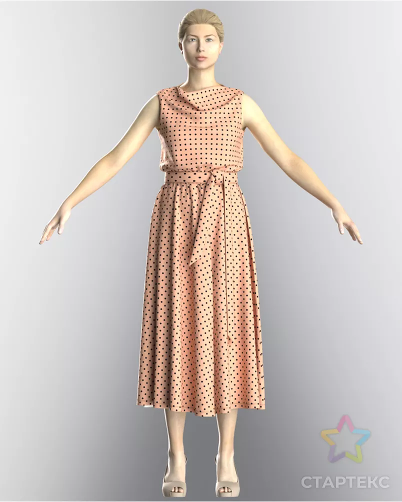 Выкройка: платье «Ава» арт. ВКК-2721-13-ВП0481 - рис. 2