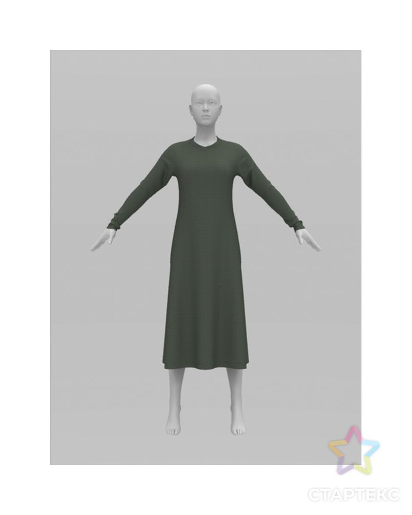 Выкройка: платье Амина арт. ВКК-2506-40-ВП0278 2