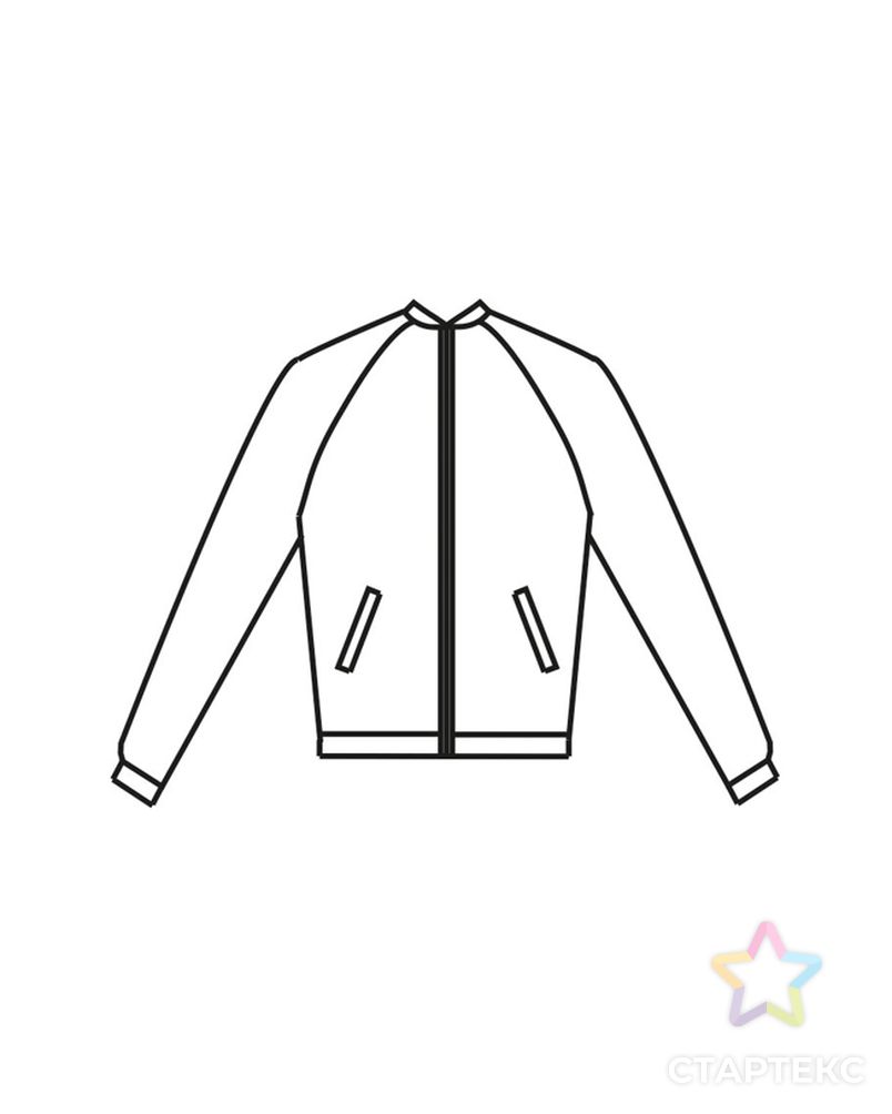 Выкройка: куртка Т-1901 арт. ВКК-2313-8-ВП0103 1