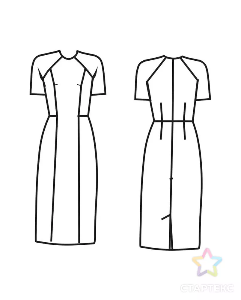 Выкройка: платье № 359 арт. ВКК-2278-10-В00221 - рис. 3