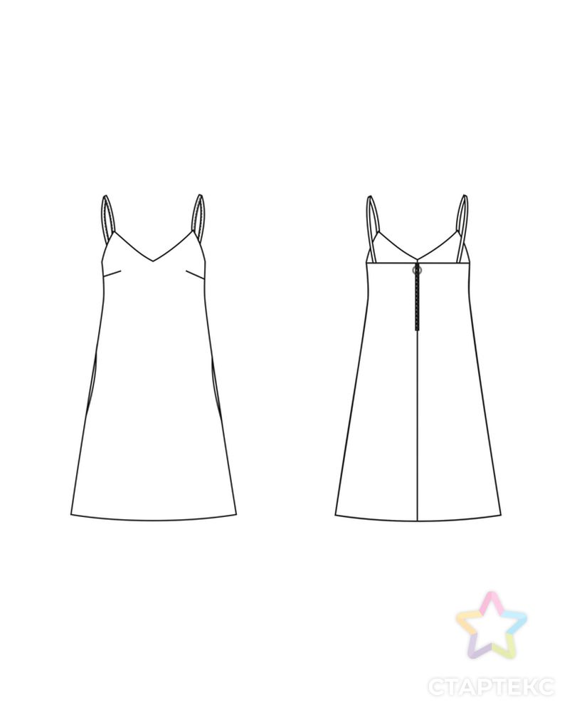 Выкройка: платье-сарафан № 368 арт. ВКК-2281-7-В00224