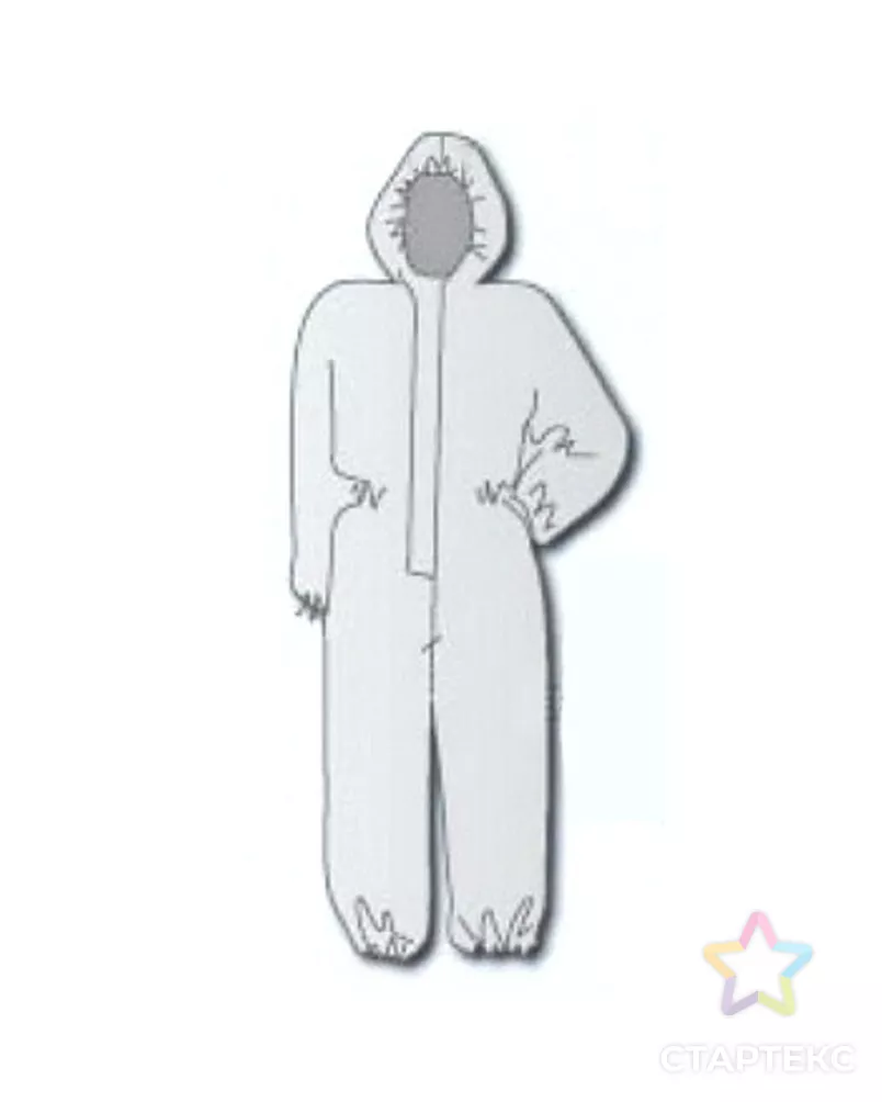 Выкройка: комбинезон защитный арт. ВКК-2353-2-ВП0138 - рис. 3