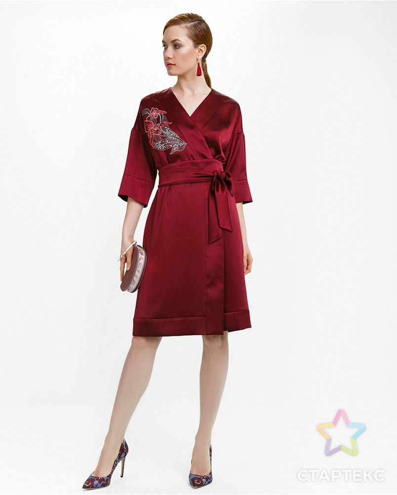 Выкройка: платье–кимоно №383 арт. ВКК-2297-14-В00239 4