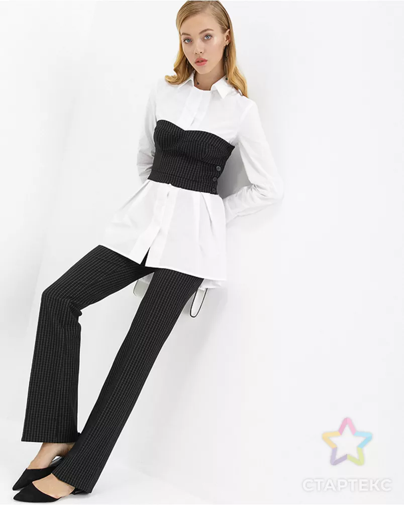 Выкройка: блузка + корсет № 453 арт. ВКК-2554-9-ВП0306 - рис. 5