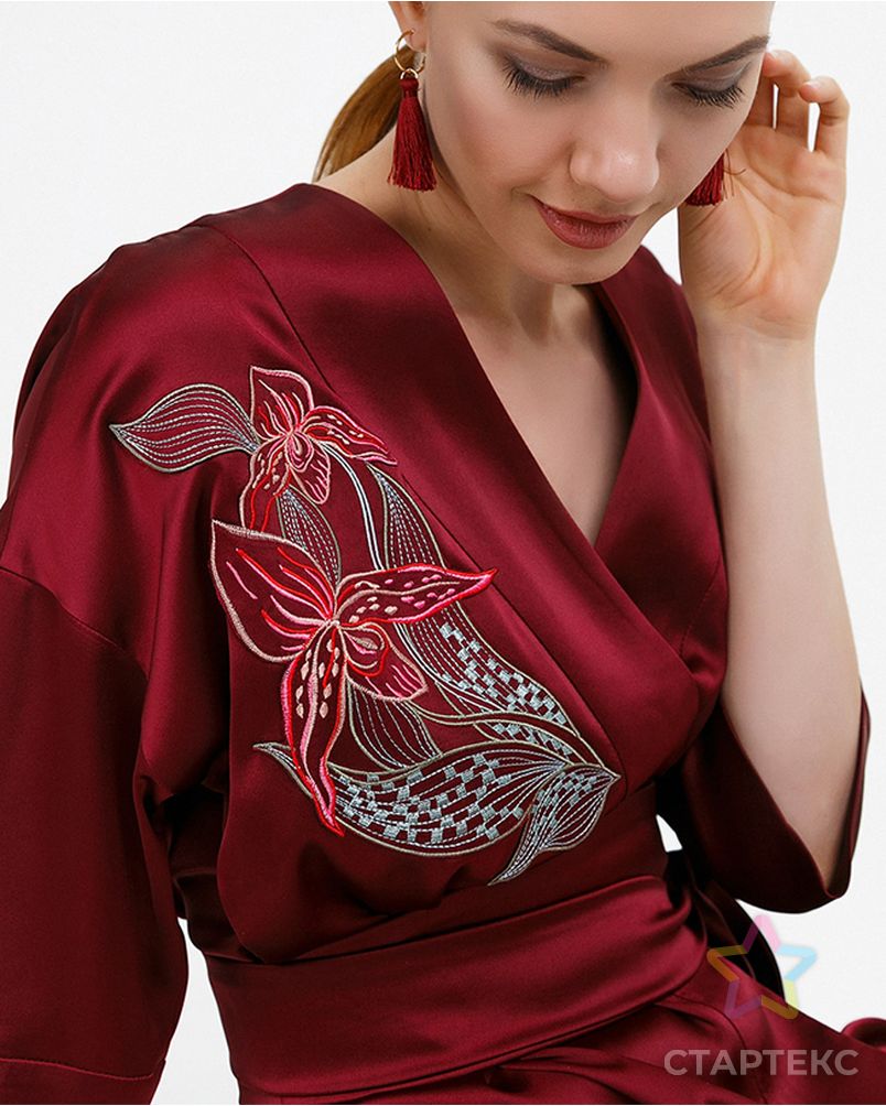 Выкройка: платье–кимоно №383 арт. ВКК-2297-7-В00239 5