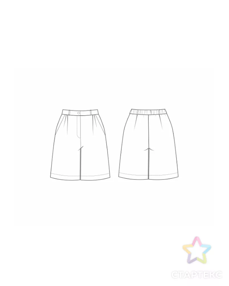 Выкройка: шорты Палермо арт. ВКК-5346-1-ВП1960 - рис. 11