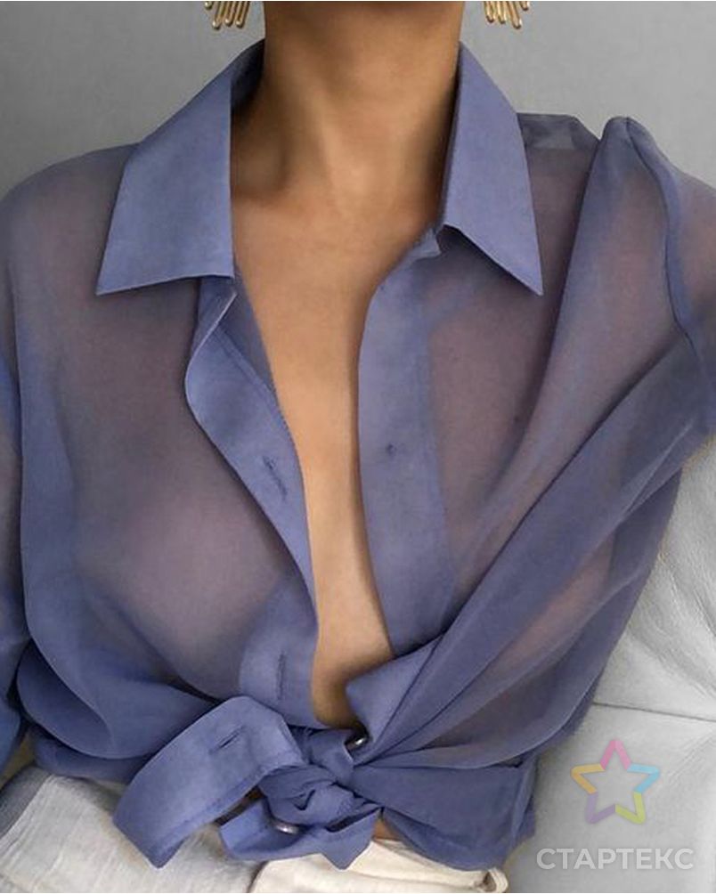 Выкройка: блуза в рубашечном стиле арт. ВКК-4290-1-ВП1192 1