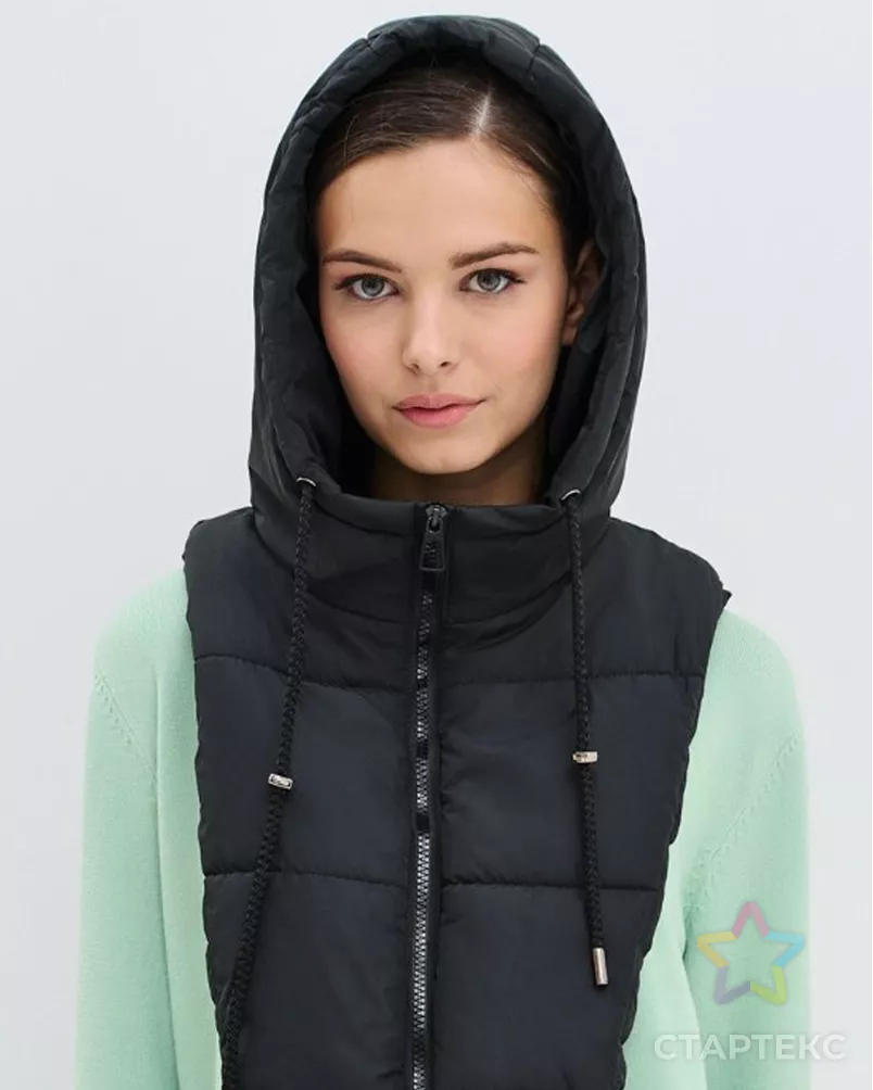 Выкройка: манишка утеплённая с капюшоном_50 арт. ВКК-4002-2-ВП0904 - рис. 1