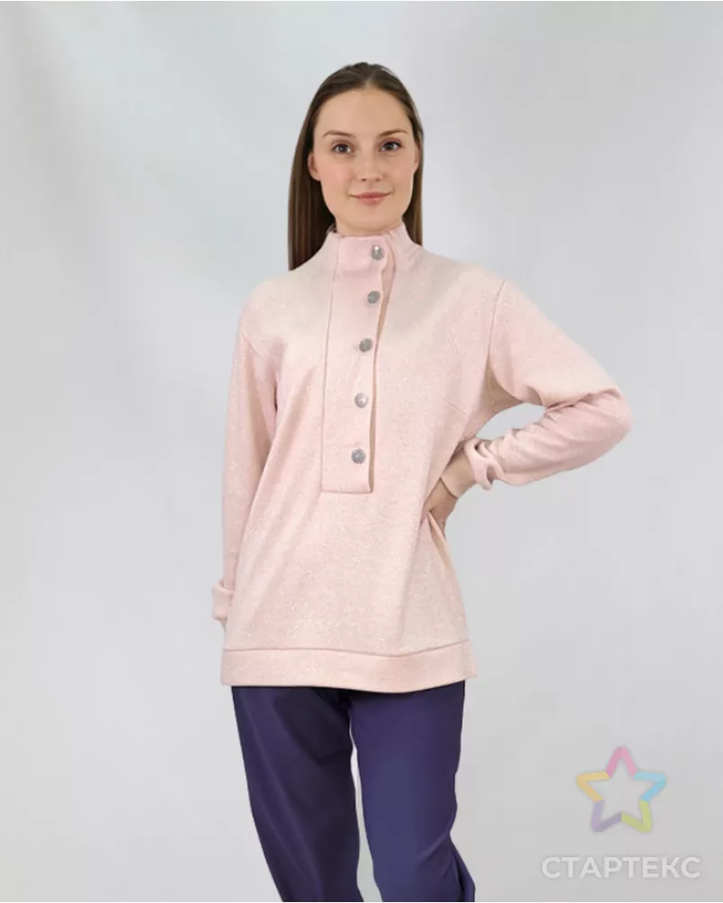 Выкройка: пуловер_ ES214 арт. ВКК-4786-1-ВП1505 - рис. 1