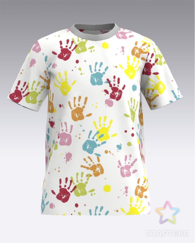 Выкройка: футболка для девочек Д209 арт. ВКК-4106-2-ВП1000 1