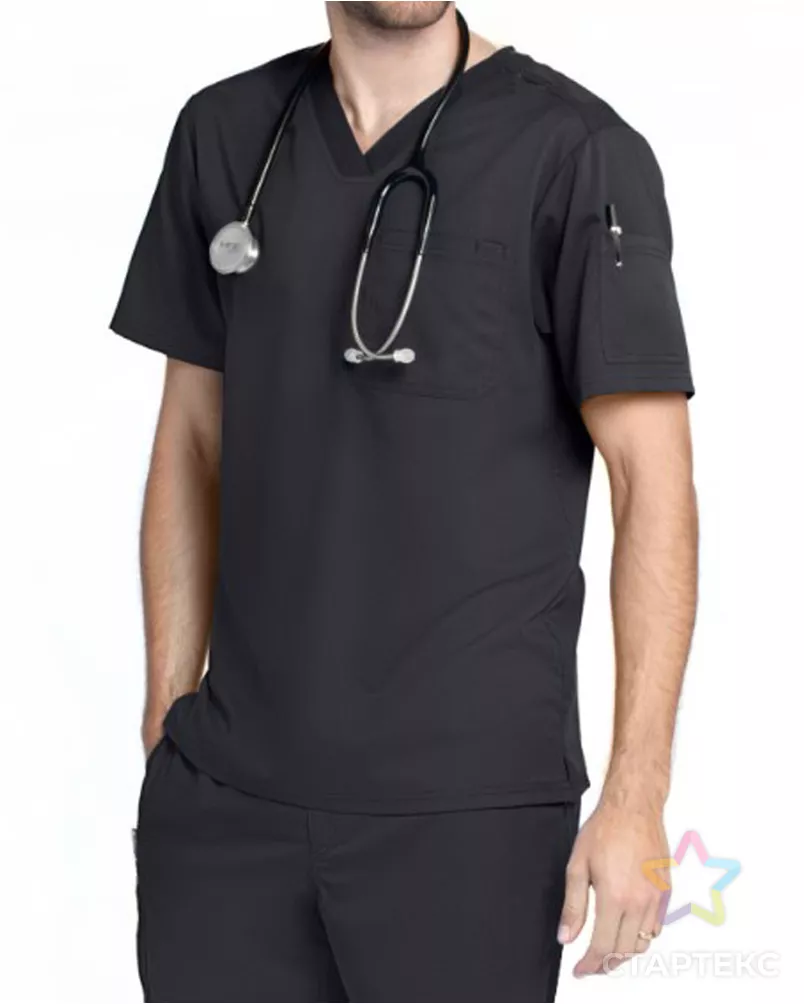 Выкройка: футболка мужская медицинская_90 арт. ВКК-4062-8-ВП0954 - рис. 1