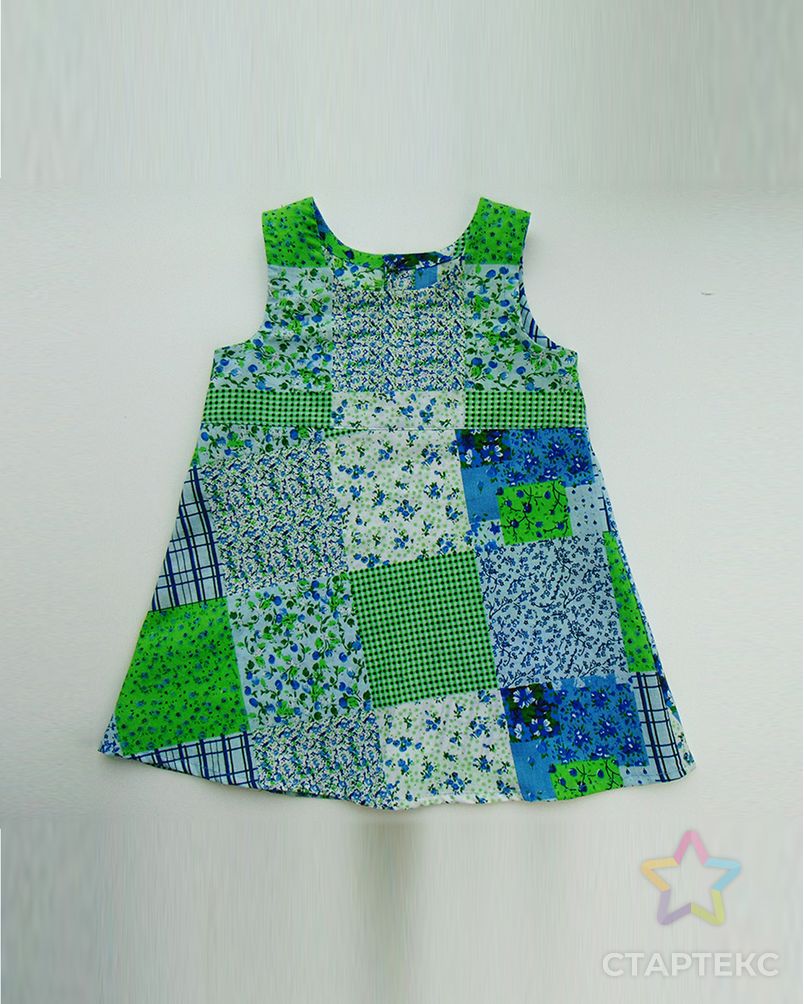 Выкройка: детское платье Д02 арт. ВКК-3065-6-ВП0736 1