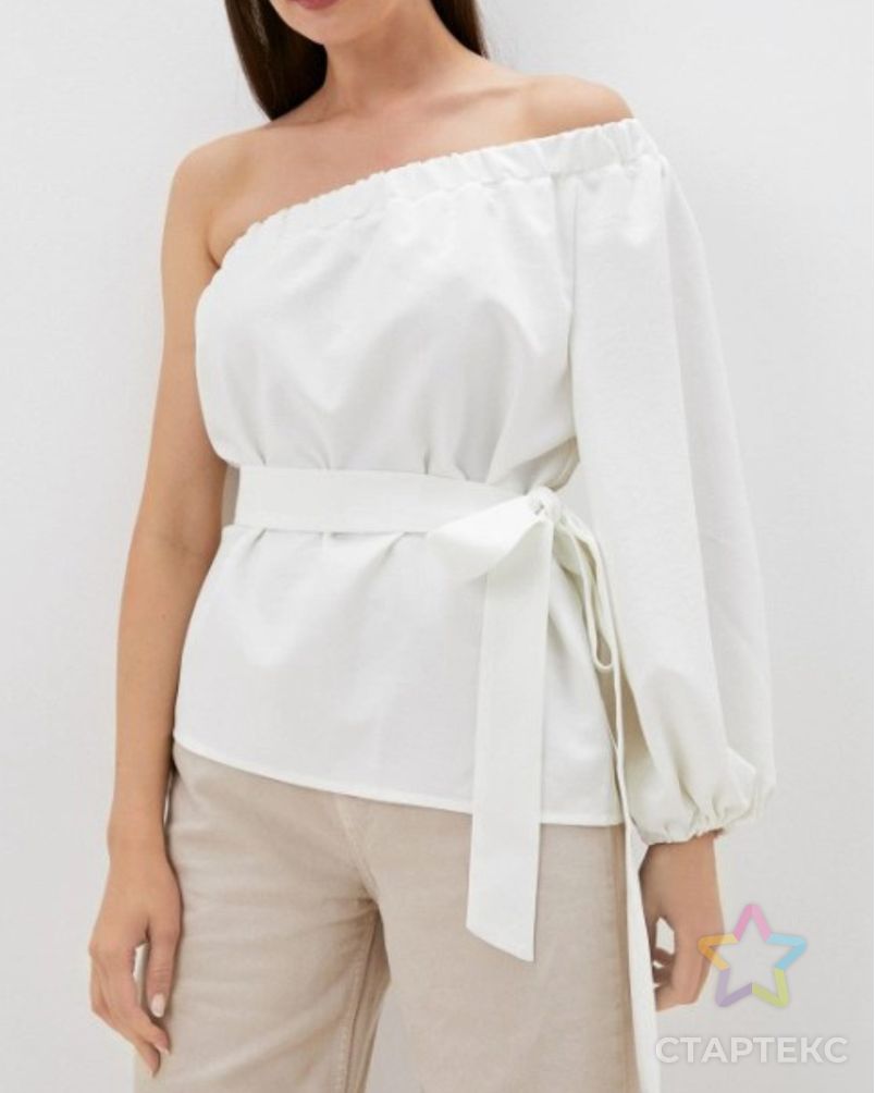 Выкройка: блуза с асимметричным верхом № 37 арт. ВКК-3981-7-ВП0889 1
