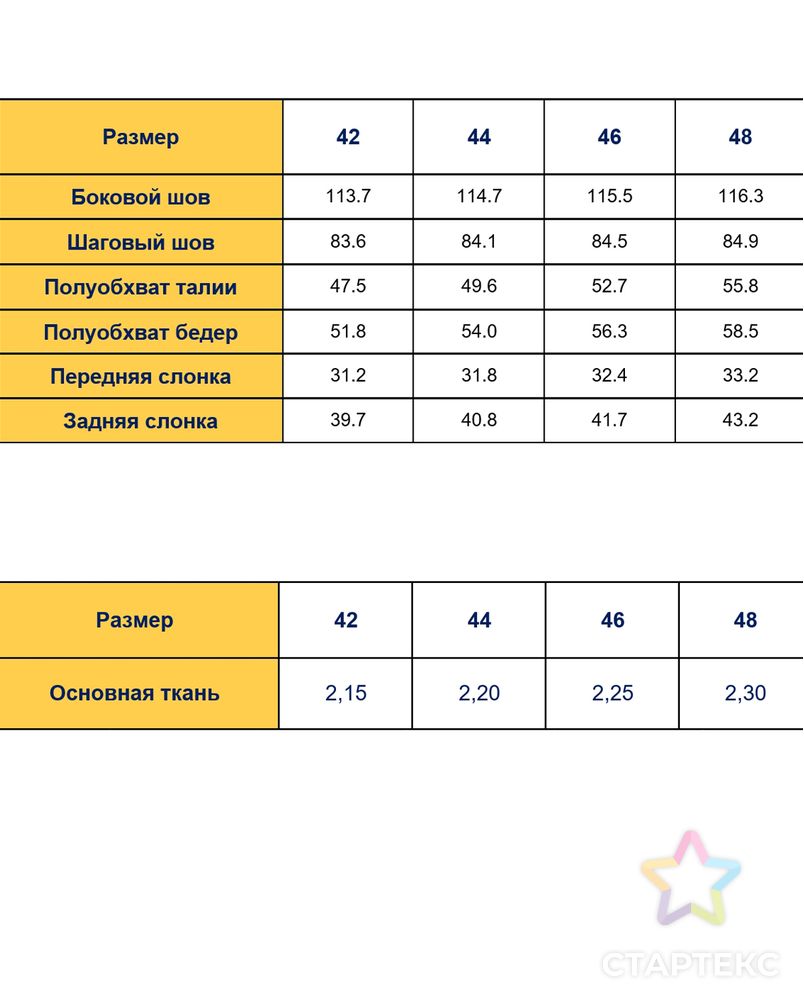 Выкройка: брюки «Сан-Паулу» арт. ВКК-3061-5-ВП0742 3