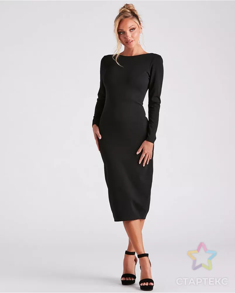 Выкройка: платье с вырезом на спине. арт. ВКК-4192-7-ВП1086 - рис. 2