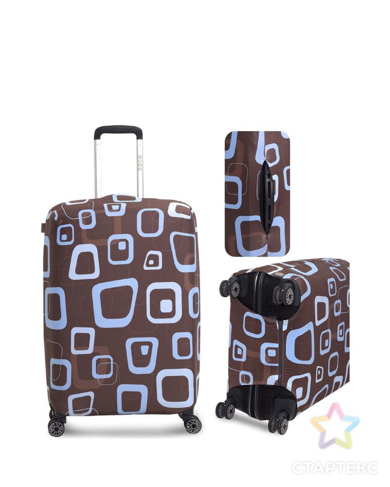 Выкройка: набор для путешествий (маска, подушка, чехол на чемодан) арт. ВКК-3197-4-ВП0874 2