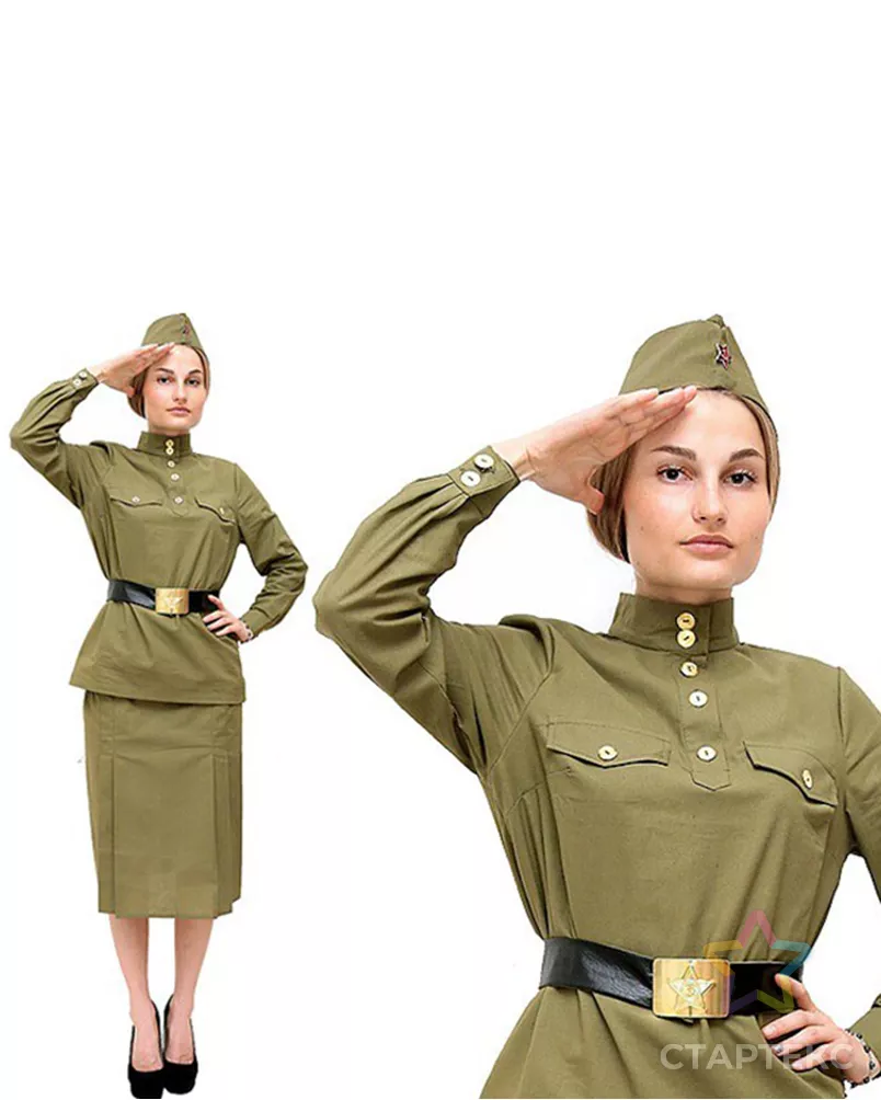 Выкройка: гимнастёрка женская_150 арт. ВКК-4203-15-ВП1099 - рис. 2