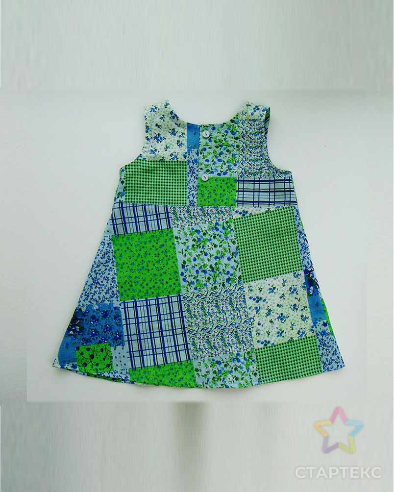 Выкройка: детское платье Д02 арт. ВКК-3065-6-ВП0736 2