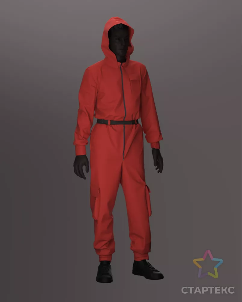 Выкройка: комбинезон из сериала «Игра в кальмара» арт. ВКК-2914-6-ВП0594 - рис. 2