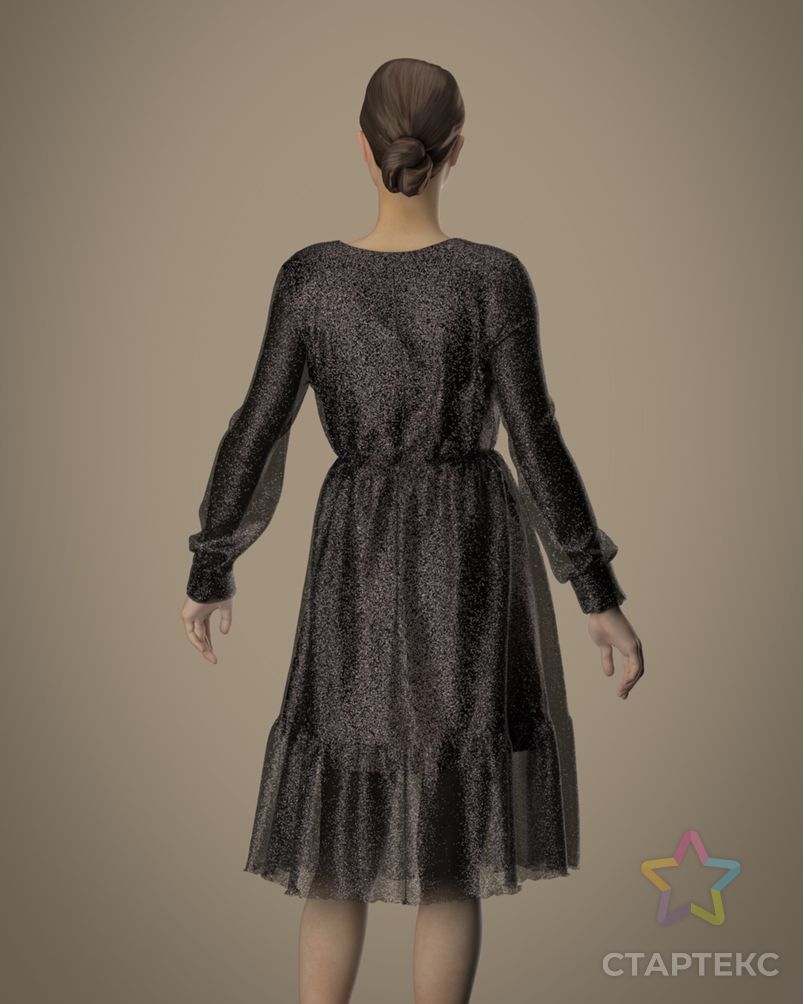 Выкройка: платье «Эмма» арт. ВКК-2898-10-ВП0577 2