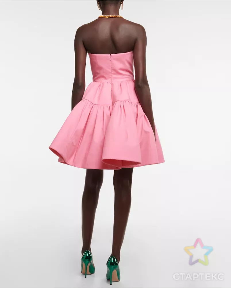 Выкройка: платье с пышной ярусной юбкой №141 арт. ВКК-5206-19-ВП1812 - рис. 2