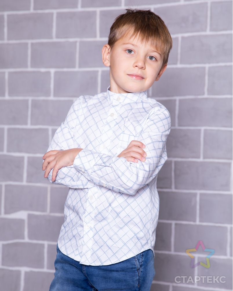 Выкройка: рубашка для мальчика «Честер» арт. ВКК-3049-32-ВП0727 2