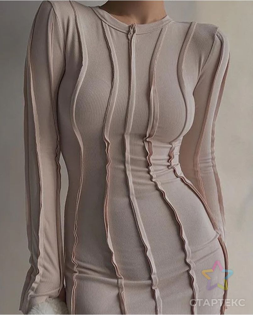 Выкройка: платье в технике "швами наружу" арт. ВКК-4501-1-ВП1300 3