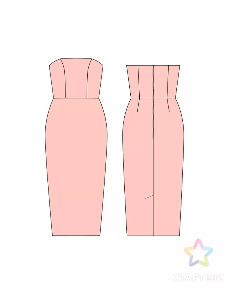 Выкройка: платье №137 арт. ВКК-5207-10-ВП1813 - рис. 3