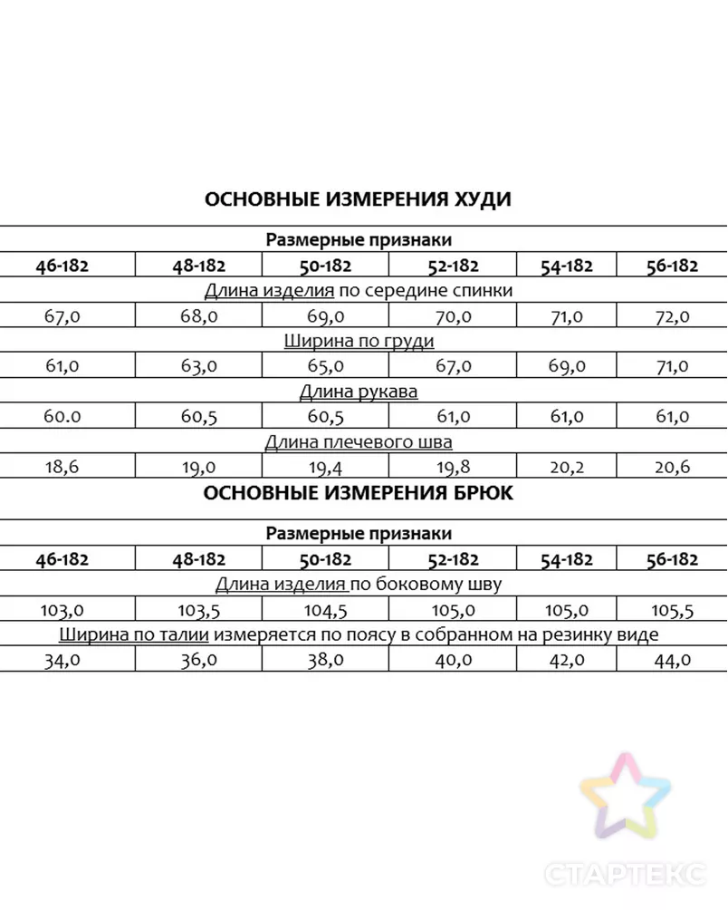 Выкройка: костюм спортивный мужской_101 арт. ВКК-4104-7-ВП0998 - рис. 4