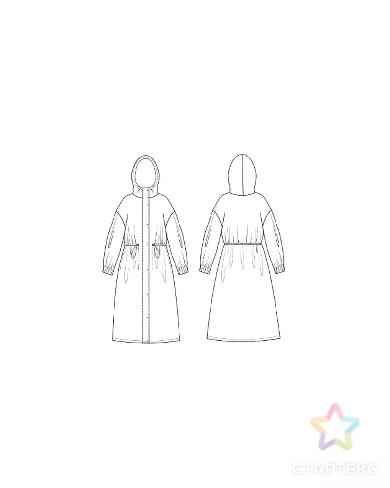 Выкройка: дождевик_33 арт. ВКК-4831-1-ВП1517 - рис. 4