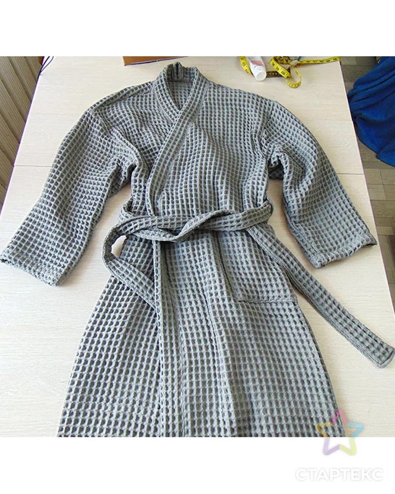 Выкройка: халат вафельный для мужчин М-05 арт. ВКК-4198-1-ВП1090 - рис. 4