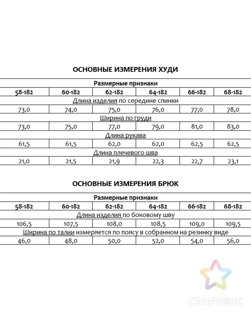 Выкройка: PLUS SIZE костюм спортивный мужской_111 арт. ВКК-4124-7-ВП1018 - рис. 4