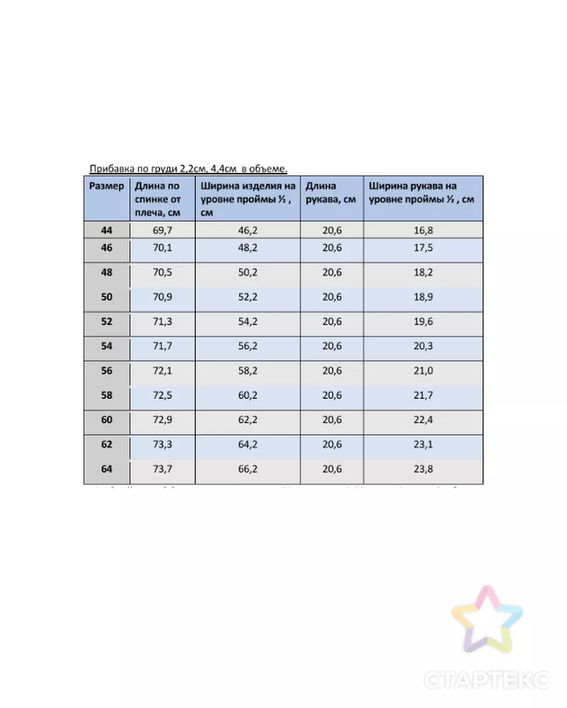 Выкройка: футболка мужская_M-T1 арт. ВКК-4561-1-ВП1355 - рис. 3