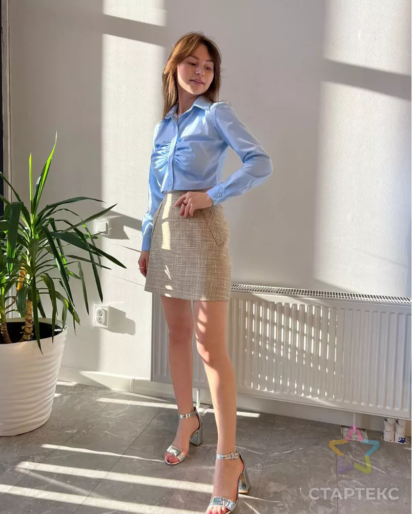 Выкройка: юбка трапеция мини арт. ВКК-3020-23-ВП0696 - рис. 3