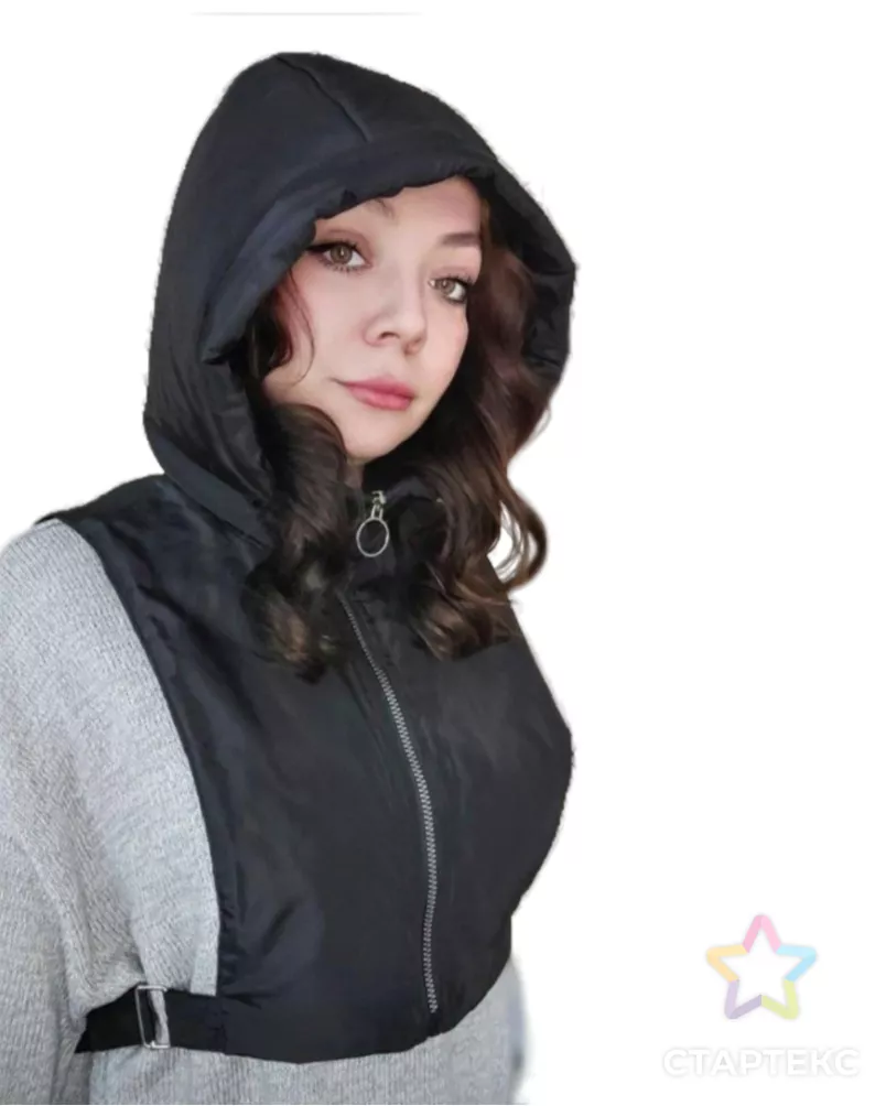 Выкройка: капюшон съёмный арт. ВКК-5058-1-ВП1676 - рис. 2