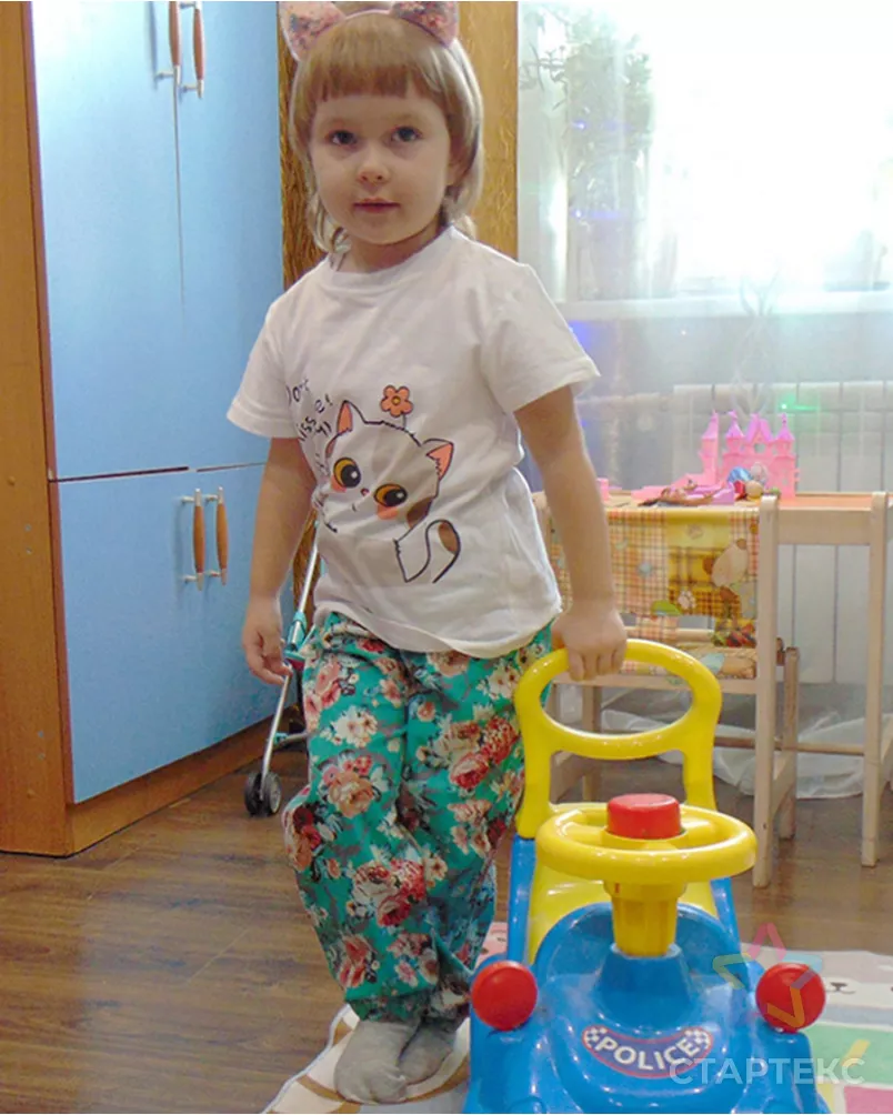 Выкройка: детские брюки на резинке_ Д1-32 арт. ВКК-5010-3-ВП1623 - рис. 3