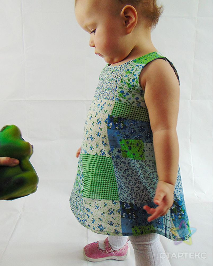 Выкройка: детское платье Д02 арт. ВКК-3065-6-ВП0736 4