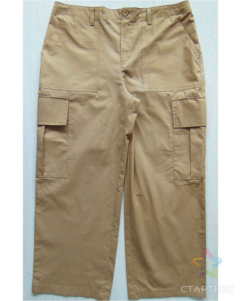 Выкройка: женские прямые брюки карго F032 арт. ВКК-4262-8-ВП1161 5