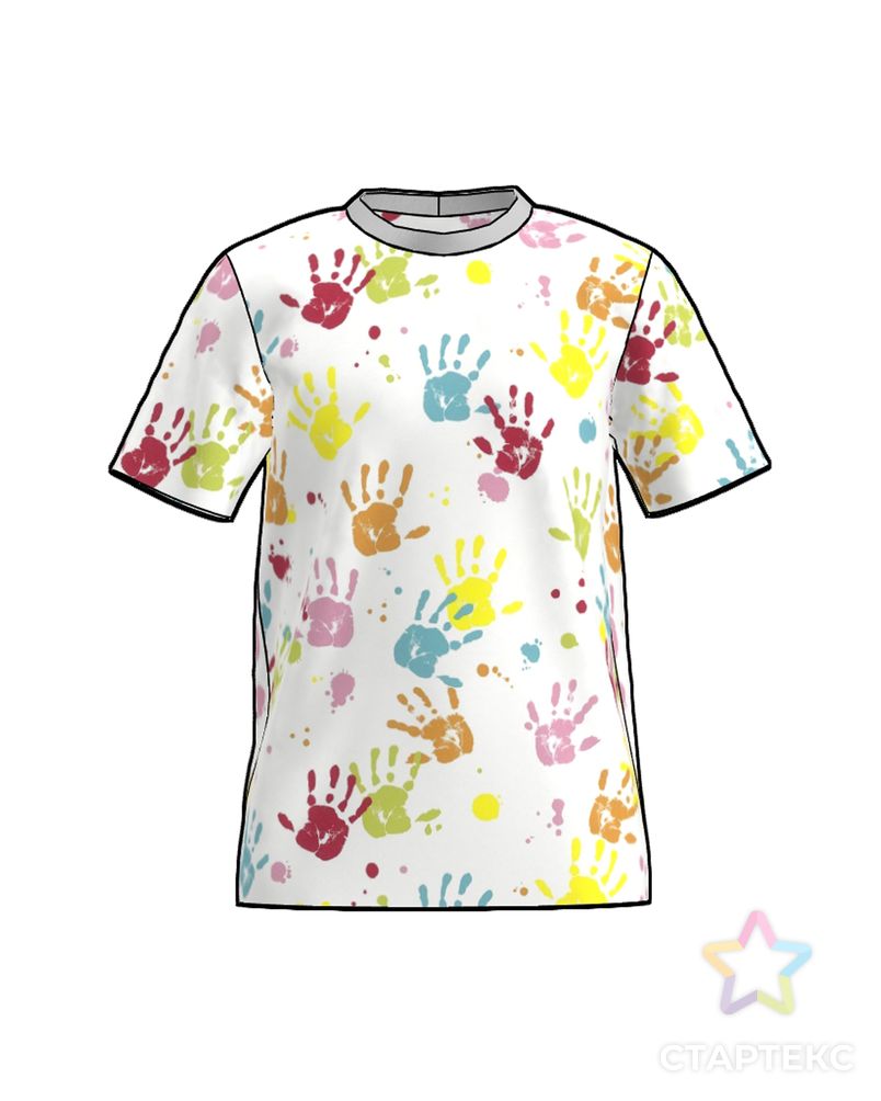 Выкройка: футболка для девочек Д209 арт. ВКК-4106-2-ВП1000 5