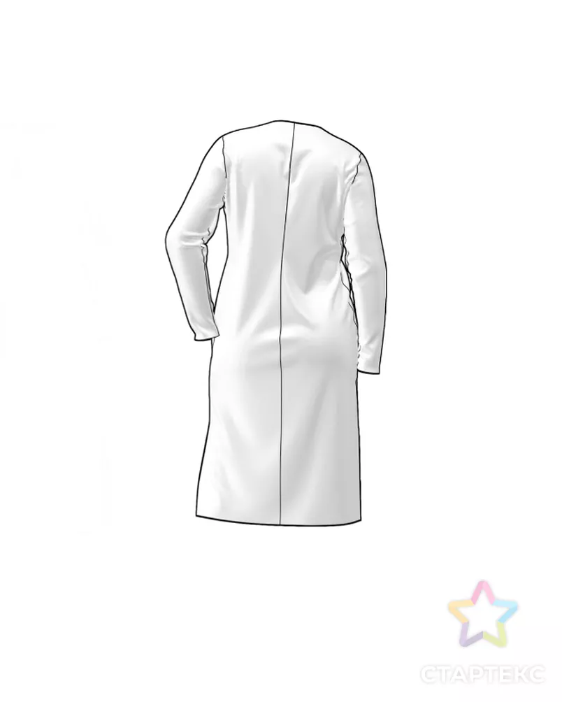Выкройка: платье-водолазка арт. ВКК-4742-8-ВП1461 - рис. 2